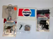 HO Scale Scenery TV Antenna Logs Baggage Handler Luggage Cart Park Bench