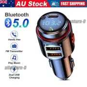 Bluetooth5.0 Wireless Radio Car FM Transmitter PD Dual USB Charger MP3 Player