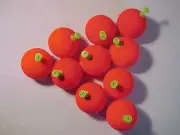 10 NEW foam SNAP ON FLOATS BOBBERS FISHING 1 3/4 " RED ice spring