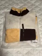 Travis Scott Cactus Trails Tri-Color Full Zip Sherpa Jacket Size L Brand New