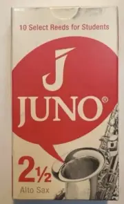 Vandoren Juno Alto Sax Reeds 10-Pack 2.5-inch