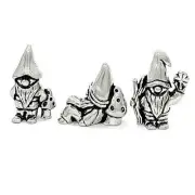 Basic Spirit Gnome Poses Pewter Miniature Figurines Good Luck Statue Gifts