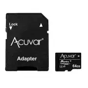 Acuvar Memory Card For Micro SD Card 64GB High Speed Class 10 TF Card