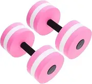 Toyvian Water Aerobics Dumbbell Lightweight Foam Hand Weights for Pool Fitness Underwater Workouts Coordination Training Safe Easy to Clean