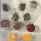 Mini Tupperware Keychain Lot of 10 Microwave Pressure Cooker Freezer Mates