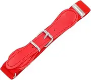 [harayaa] Kids Belt Waistband Elastic Belt Adjustable Waist Belt Fashion Costume Accessories Stretch PU Leather Belt for Girls Kids