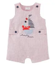 Mud Pie Sail Away Sailing Crab Jon Jon Shortall 9-12 Months