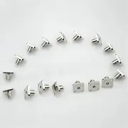 SMA Socket 10 Pieces, Suitable for SMA905 Adapter Inner Diameter 3.18 mm Fiber Optic Socket Base, Suitable for SMA ftth Coupler Jack, Bracket Base(Silver Long)