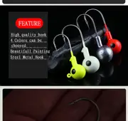 10pcs Jig Head Hook 7g Fishing Hook Lead Jig Lure Hard Baits Soft Worm Fishing Tackle