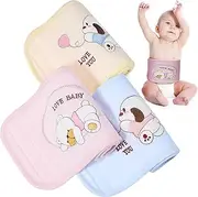 LALAFINA Newborn Cord Care 3 Pack Baby Navel Belts Soft Elastic Gender-Neutral for Boys Girls