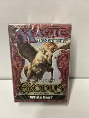 NEW SEALED MAGIC THE GATHERING EXODUS WHITE HEAT 60 CARD DECK WIZARDS OF COAST