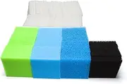 LTWHOME Value Pack of Fine Filters, Carbon Filters, Coarse Filters, Nitrate Filters and Poly Filters Set Fit for Juwel Jumbo/BioFlow 8.0/ XL (Pack of 68)