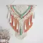 Bohemian Hand-woven Colour Tapestry Macrame Wall Hanging Background Decor