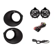Bumper Fog Light Lamp w/ Cover+Wire Switch Set For Chevrolet Camaro RS 2014-2015 (for: Chevrolet)