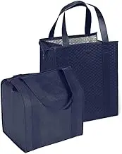 Hannah Large Capacity Heavy Duty Insulated Smart Shopping Bag - Strong Reusable Grocery Tote