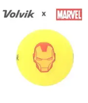 NEW Volvik Golf Vivid Marvel X Character Golf Balls: Iron Man Yellow