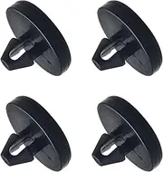 Ajxn 4 PCS Brake Switch Stopper Car Truck Auto Brake Pedal Pad Brake Light Switch Stopper Brake Switch Pad Clutch Pedal Stopper 90541-06036 (Black), AJXWQ-4PCS