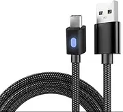 TECKEEN Light Indicator Data Transfer 2A Fast Charging Type-C Cable 3M for PS5/XSX Gamepad