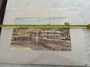 W/C By Artista: Guido Girardi Brière, Chile desierto Atacama “""VILLAGE""”