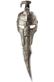 Spartan Costume Mask & Sword