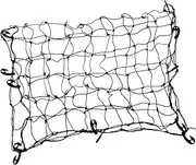 TOPPERFUN Car Roof Rack Cargo Net Pickup Truck Mesh Automotive Accessories Secure Luggage Storage Net