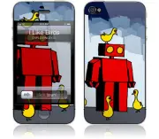 GelaSkin- ExplodingDog I Like Birds for iphone 4/4S