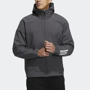 Adidas M Id2 Wrm Wd Jk H40881 男 連帽外套 防水 乾爽 吸濕 排汗 亞洲尺寸 灰