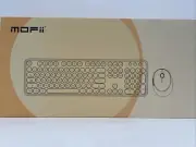 MOFII Wireless Keyboard & Mouse 2.4GHz Retro Full-Size, Chocolate - BRAND NEW!