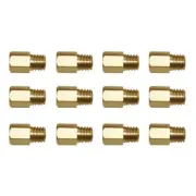12Pcs Carburetor Main Jets For Mikuni VM TM TMX Flat Round Silde Flange Mount