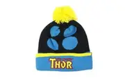 Thor Official Adults Unisex Retro Original Bobble Hat (Black/Blue) (One Size)