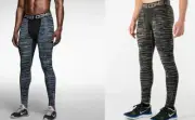 $75 NEW Mens Nike Pro Combat Hyperwarm Training Pants 624529 Black Grey Camo