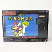 Super Nintendo Super Mario World Luminart - Brand New Sealed - Damaged