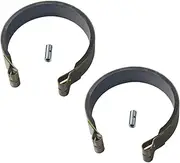 awtetpje Go Kart Mini Bike 4" Brake Band & Pin for 4 inch Go-Cart ATV Minibike Brake Drum 2 Pack