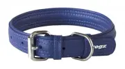 Rogz Leather Buckle Collar Purple, X-SMALL