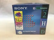 10-Pack SONY 3.5" Micro Floppy Disk/Double Sided 1.44MB 10MFD-2HD IBM Formatted