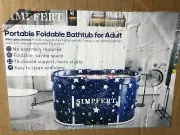 Simpfert Portable Bathtub, Foldable Freestanding Bathtub for Adults and Kids