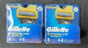 Gillette ProGlide Shield Razor Blade Refills (2) 4 Packs (8)Total cartridges