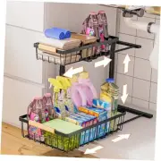 Under Sink Organizer and Storage, Slide Out Under Cabinet Storage Pull 1 Pack