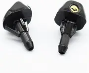 SCNCADEEMT 2Pcs Front Wiper Washer Nozzle Jets Spray Compatible with Toyota Hilux Mighty X Tiger 4Runner Pickup Tacoma LN106 LN85 LN90 OE# 85381-35040 Fasteners and Clips