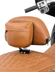 SHOW CHROME - 30-209 - Saddle Backrest - Brown - Indian for Indian Springfield C