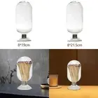 Glass Match Cloche Jar Empty Home Bathroom Decor Multipurpose Storage Container