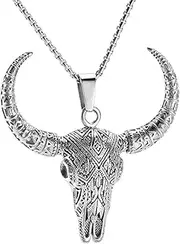 KETIME Cremation Urn Charm Pendant for Ashes of Loved One Keepsake Memorial Jewelry in Stainless Steel