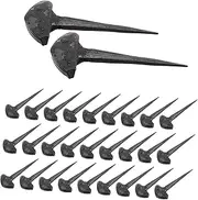 Metal Horseshoe Nails Set 50pcs for Horse Shoeing Iron Tools for Hoof Care for Farriers
