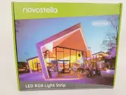 Novostella Smart Outdoor Rope Light Strip105ft (52.5x2) RGB LED Light Strip