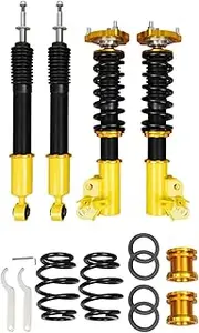 Shock Absorber Lowering Kit Coilovers Compatible For Honda Civic 2006-2011, Height Adjustable Coilovers Suspension Struts(A pair style B)