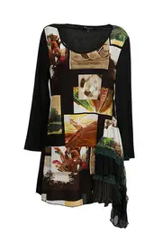 Pictured Detailed Tunic--THR-3563
