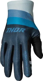 Thor Assist React Bicycle Gloves, blue, Size XL for Men
