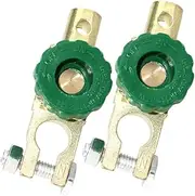 2pcs Battery Isolator Switch Quick Release Cut Off Switch for Safe Automotive Battery Disconnect Compact Easy Installation Durable Compatible with Various Vehicles