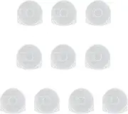 HOVTOIL 10Pcs Replacement UMD Game Disc Storage Case, Clear Game Disc Storage Shell Case Cover Compatible with PSP1000/2000/3000 Clear