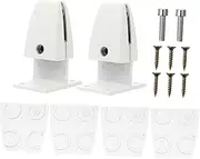 GETAJGHSD 2Pcs Type Office Desktop Screen Partition Clamps Glass Baffle Clips for Workspace Separation Easy Installation for Home and Office Use